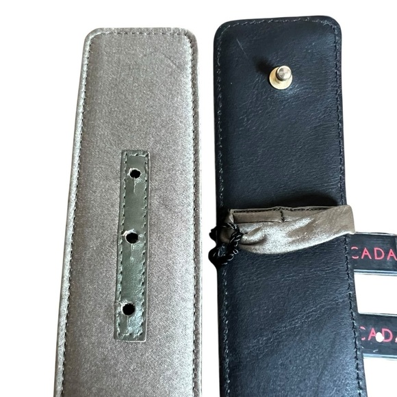 ESCADA Womens Wide Statement Belt Layered Knotted Silk Calf Leather Sz 44 US M/L main image 11